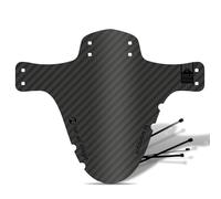 Riesel Design 1 Parafanghi in polietilene per Mountain Bike con fermacavi, parafanghi alla Moda, per Tutte Le Taglie di Bicicletta - 2023/24 (Carbone)
