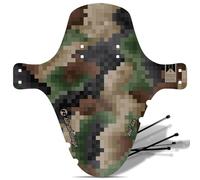 Riesel Design 1 parafango Mudguard - KOL:OSS - XL MTB con fermacavo - Parafango Elegante per Mountain Bike - paraspruzzi per Tutte Le Dimensioni delle Ruote - 2023/24 (Pixel Camo)