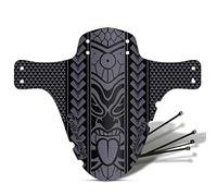 Riesel Design Parafango: modello Schlamm - PE- fornito con fascette Rilsan/Parafango per bicicletta elegante e moderno per tutte le taglie di bicicletta, pneumatici fino a 2,6 pollici, made in