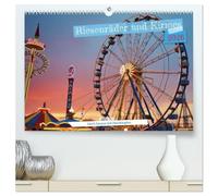 Riesenräder und Kirmes (hochwertiger Premium Wandkalender 2026 DIN A2 quer), Kunstdruck in Hochglanz: Lachen, Staunen, Schweben, auf der Kirmes wird jeder Tag zum Abenteuer.