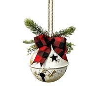 Riesige Weihnachtsglocken Zur Dekoration Im Außenbereich - Vintage Metall Glocke Mit Schleife | Garten Hof Kamin Terrasse Weihnachtsfeiertage Deko Für Innen Und Außen Zur Festlichen Wintergest