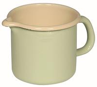Riess, 0039-006 - Tazza Sippy 10, Classic - Bunt/Pastell, Colore Verde Nilo, Diametro 10 cm, Altezza 10 cm, Capacità 0,75 Litri, Smaltato, Induzione