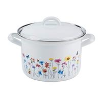 RIESS 0121-070 - Pentola per carne con coperchio, diametro 14 cm, capacità 1 litro, edizione speciale FLORA, induzione