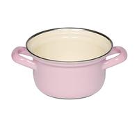 Riess 0276-006 - Casseruola classica con bordo cromato, diametro: 12 cm, colore: Rosa