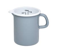 Riess, 0337-065, dimensioni cucina 9, 0,5 l, Classic - grigio puro, diametro 9 cm, 0,5 litri, 14,5 x 10,1 x 12 cm, smaltato, grigio chiaro, induzione