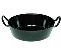 Riess 0382-022 - Padella classica rotonda, diametro 24 cm, colore: Nero