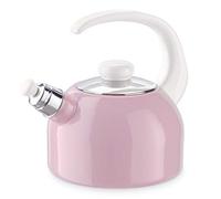 Riess, 0543-117 - Caldaia a flauto Plus Classic Pastell Rosa, capacità 2 litri, smaltata a 3 strati, rosa, a induzione