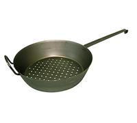 Riess 0569-023 Cristal Maroni Padella, Diametro 32 cm, Nero