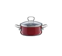 RIESS Casseruola con coperchio in vetro NOUVELLE 20cm/2l Rosso rosso scuro