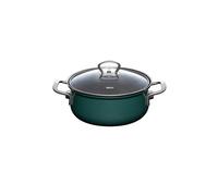RIESS Casseruola con coperchio in vetro TEAL 20cm/2l Verde acqua petrolio