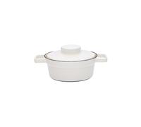 RIESS Casseruola in smalto con coperchio Aromapot - Truehomeware 20cm 1,2l bianco