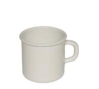 Riess Classic Weiss - Tazza smaltata con manico, dimensioni 9 cm