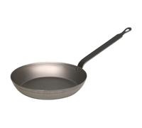 Riess, 0563-023, padella in ferro 20, padella in ferro, diametro 20 cm, altezza 3,7 cm (con manico 13,6 cm), ferro metallizzato, padella