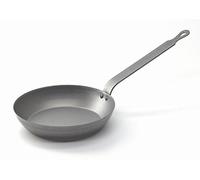 Riess, 0563-023, padella in ferro 20, padella in ferro, diametro 20 cm, altezza 3,7 cm (con manico 13,6 cm), ferro metallizzato, padella