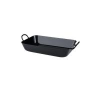 Riess Padella in smalto nero della nonna 45 x 26 cm
