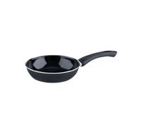 Riess, 0050-022, padella Gourmet, Ø 18 cm, classica, colore nero, volume (consigliato): 0,6 litri, produzione in Austria, larghezza: 38,0 x 19,7 x 4,9 cm, 0,814 kg, smaltata