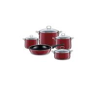 RIESS Set di pentole 5 pz. NOUVELLE Rosso rosso scuro