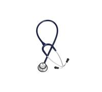 Riester, Stetoscopio Duplex 2.0, elevate prestazioni acustiche, con targhetta per nome, olive di ricambio e membrana, in acciaio inox, per adulti, blu, 32335