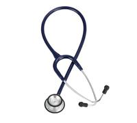 Riester - Stetoscopio Duplex con padiglione dofono in alluminio leggero galvanizzato, con anelli di protezione anti-freddo, per adulti, per uso lavorativo e ospedaliero, colore blu, 51302