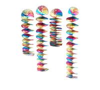 RIETHMUELLER C. GMBH 4009775403616 - Ghirlanda con Spirale rotore Arcobaleno, Ø 7,5 cm x 60 cm, Confezione da 4 Pezzi