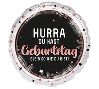 Riethmüller Palloncino in pellicola di alta qualità, adatto all'elio, decorazione per feste Riethmüller