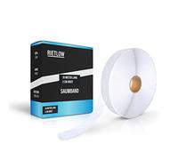 Rietlow Nastro Orlo Termoadesivo Extra Forte 30 Metri - Nastro Termico da 20mm di Larghezza - Tessuto per Orlo di Alta Qualità in Poliammide per Tende