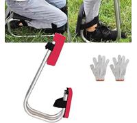 Rietoiu Ginocchiera per giardinaggio, con cinghia per ginocchio, per giardino, strumenti per risparmiare manodopera per lavori agricoli, protezione per ginocchia, supporto per caviglia, resistente e