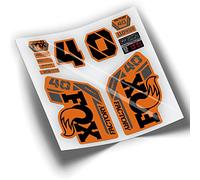 Rif:VP334 Adesivi compatibili con forcella FOX - 40 KASHIMA 2021-2024 MTB, adesivi, adesivi per mountain bike. (ORANGE FORK)