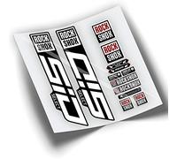 Rif:VP344 Adesivi compatibili con forcella Rock-Shox SID SELECT 2021-2023 MTB, adesivi, adesivi per mountain bike. (BIANCO)