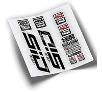 Rif:VP355 Adesivi compatibili con forcella Rock-Shox SID SELECT+ SL 2021-2023 MTB, adesivi, adesivi, adesivi per mountain bike. (Nero)