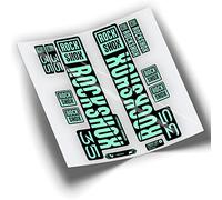 Rif:VP396 Adesivi compatibili con forcella Rock-Shox 35 2018-2020 MTB, adesivi, adesivi per mountain bike. (MENTA)