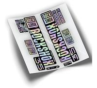 Rif:VP396 Adesivi compatibili con forcella Rock-Shox 35 2018-2020 MTB, adesivi, adesivi per mountain bike. (OLOGRAFICO)