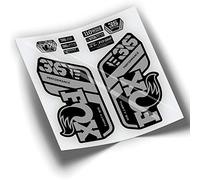 Rif:VP431 Adesivi compatibili con forcella FOX 36 2021-2025 PERFORMANCE MTB, adesivi, adesivi per mountain bike. (ARGENTO)