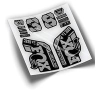 Rif:VP437 Adesivi compatibili con forcella FOX 38 EBIKE KASHIMA 2021-2025 MTB, adesivi, adesivi, adesivi per mountain bike. (ARGENTO)