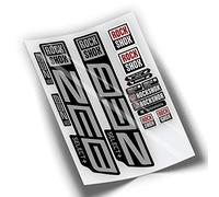 Rif:VP445 Adesivi compatibili con forcella Rock-Shox ZEB SELECT PLUS 2021,2025 MTB, adesivi, adesivi per mountain bike. (ARGENTO)