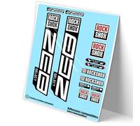Rif:VP447 Adesivi compatibili con forcella Rock-Shox ZEB SELECT 2021,2025 MTB, adesivi, adesivi per mountain bike. (BIANCO)