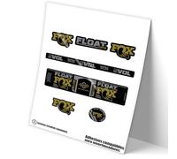 Rif:VP472 Adesivi compatibili con ammortizzatore FOX FLOAT DPS ELITE 2021-22MTB, adesivi, adesivi per mountain bike. (GOLD)