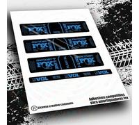 Rif:VP636 Adesivi compatibili con ammortizzatore FOX - FLOAT SL, DPS FACTORY PERFORMANCE ORBEA I-LINE 2025 MTB, adesivi, adesivi, adesivi per mountain bike. (Blu 517)