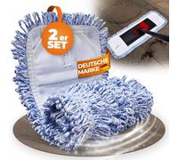 Riferimento per mocio per parquet e pavimenti delicati - Lavapavimenti, riferimento per mocio di WOWtowelz - Variante da 40 cm - Confezione da 2