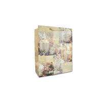 Riffelmacher 15031 - Sacchetto Regalo con 5 LED, 1 Pezzo, 26 x 32 x 12 cm, con Candela, Brillante, Ideale per Regali di Natale o di Natale, riutilizzabili, sacchettini
