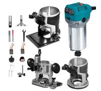 Rifilatore Elettrico 710W 30000RPM Rifilatrice per Legno con Base Affondamento
