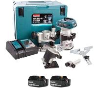Makita DRT50RTJX2 Rifilatore fresatrice 18v
