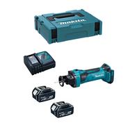 Rifilatore per cartongesso MAKITA DCO180RTJ (2 x 5,0 Ah + DC18RC + MAKPAC 1)