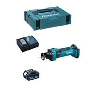 Rifilatore per cartongesso MAKITA DCO180RTJ1 (1 x 5,0 Ah + DC18RC + MAKPAC 1)