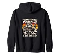 Rifinito professionalmente The Bottle Not Me I'm Fine Raccoon Felpa con Cappuccio
