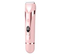 Rifinitore bikini per donne Rasatore Personale Impermeabile Con Doppie | Trimmer Elettrico Bikini Display LED Per Donna Pelo Pelle Sensibile Bagnato E Asciutto Cura Viaggio