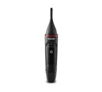 RIFINITORE DI PRECISIONE BEURER MN3X, sopracciglia, 6 mm, 1 pettine con lunghezze di taglio da 3 e 6 mm pettini distanziatori, 2 livelli di taglio, Batteria, Nero, Rosso