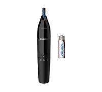 RIFINITORE NASO E ORECCHIE PHILIPS e Serie 1000 NT1650, 1 livelli di taglio, Wet & Dry, Batteria, Nero