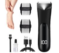 Rifinitore per Uomo Elettrico Portatile Utilizzabile Sia Bagnato Che | Rasoio Barba Wet & Dry Per Il Corpo, Naso, Orecchie, Testa, Viso, Braccia E Gambe