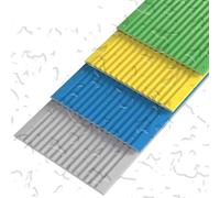 Rifinitura del bordo della porta con modanatura tagliabile, rifinitura del bordo della scala autoadesiva, soglie interne in PVC for porte(Dark green,1m)